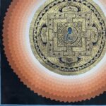 Buddhist Handmade Mandala Thangka Painting – Hand-Painted Sacred Geometry - Image 5