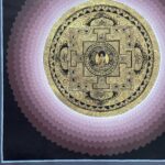 Buddhist Handmade Mandala Thangka Painting – Hand-Painted Sacred Art - Image 5