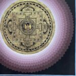 Buddhist Handmade Mandala Thangka Painting – Hand-Painted Sacred Art - Image 6