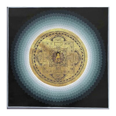 Buddhist Handmade Mandala Thangka Painting – Hand-Painted Sacred Art