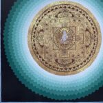 Buddhist Handmade Mandala Thangka Painting – Hand-Painted Sacred Art - Image 5