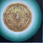 Buddhist Handmade Mandala Thangka Painting – Hand-Painted Sacred Art - Image 6