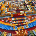 Buddhist Handmade Kalachakra Mandala Thangka – Hand-Painted with Real Gold - Image 7