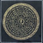 Buddhist Hand-Painted Mandala Thangka – 8.5 x 8.5 Inches - Image 2
