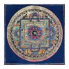 Buddhist Student Mandala Thangka | Hand-Painted on Cotton Canvas – 9 x 9 Inches