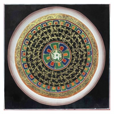 Buddhist Hand-Painted Mandala Thangka