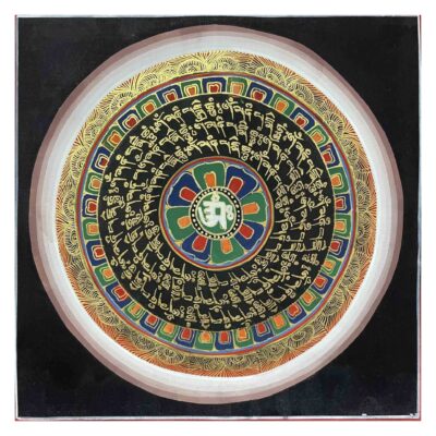 Buddhist Hand-Painted Mandala Thangka