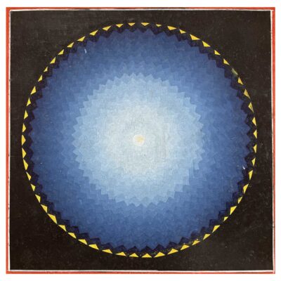 Buddhist Hand-Painted Rainbow Mandala Thangka