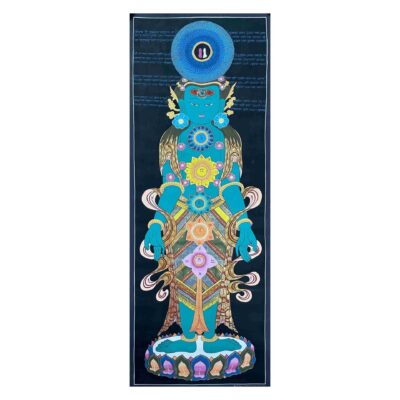 Buddhist Hand-Painted Seven Chakra | Bigger Samadhi Thangka