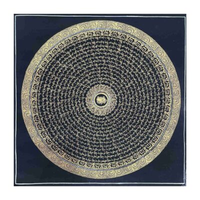 Buddhist Hand-Painted Mandala Thangka