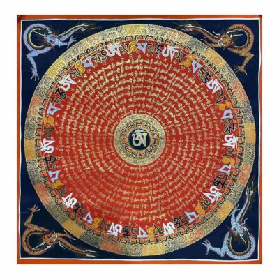 Buddhist Hand-Painted Mandala Thangka