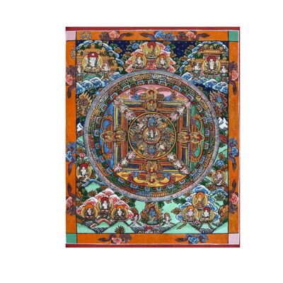 Buddhist Hand Painting Thangka of Buddha Mandala — Hand Painted
