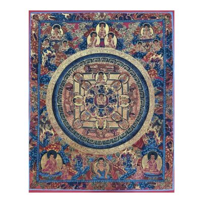 Buddhist Hand Painting Thangka of Buddha Mandala — Hand Painted