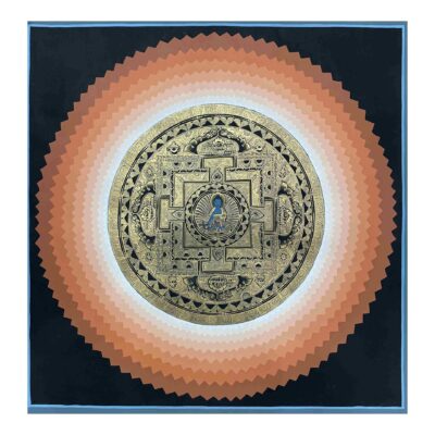 Buddhist Handmade Thangka of Mandala – Hand Painted