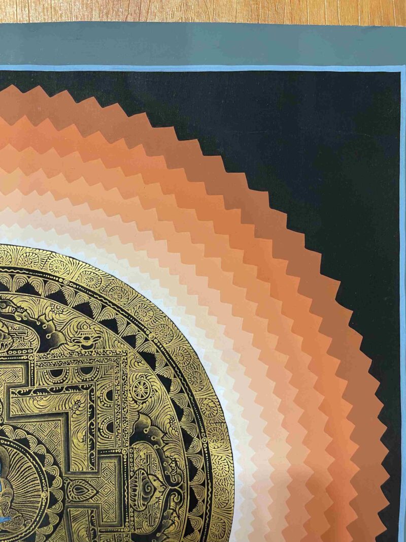 Buddhist Handmade Thangka of Mandala – Hand Painted - Image 3