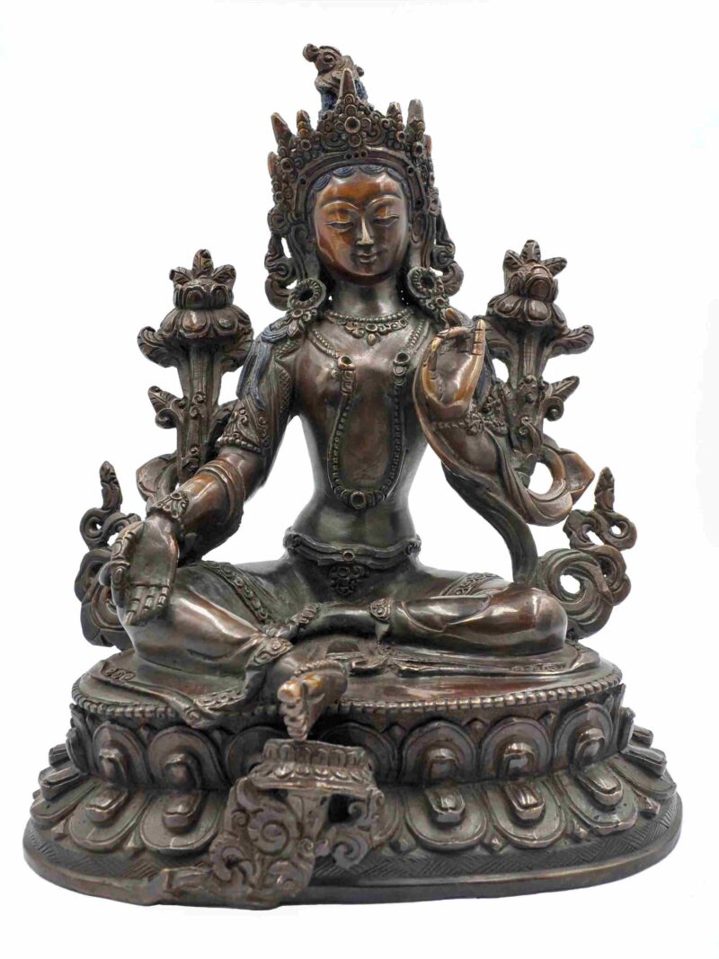 Buddhist Statue of Green Tara - Image 3
