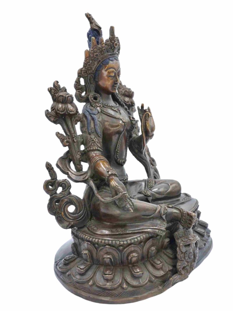 Buddhist Statue of Green Tara - Image 2