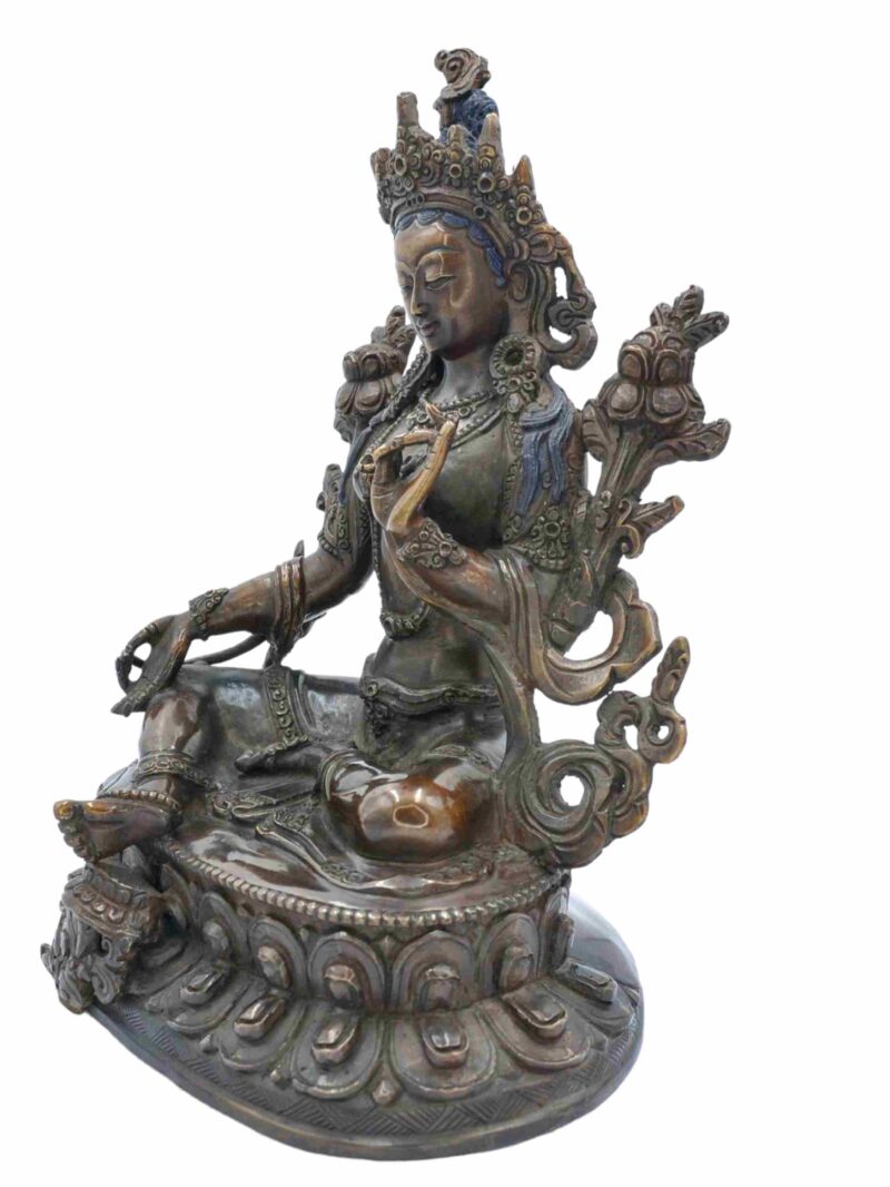 Buddhist Statue of Green Tara - Image 4