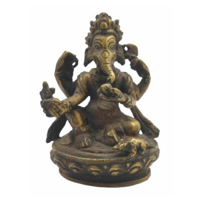 Buddhist Statue of Ganesh – Antique Patina Finish
