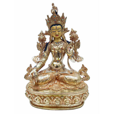 Buddhist Handmade Statue of White Tara