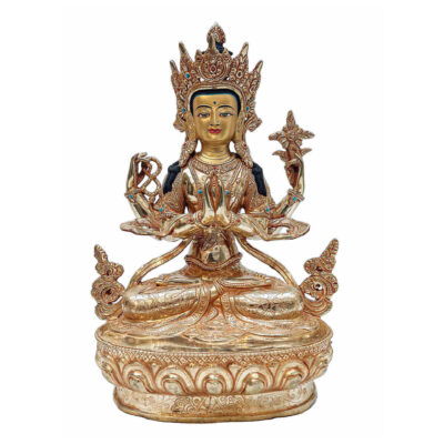Buddhist Handmade Statue of Chenrezig