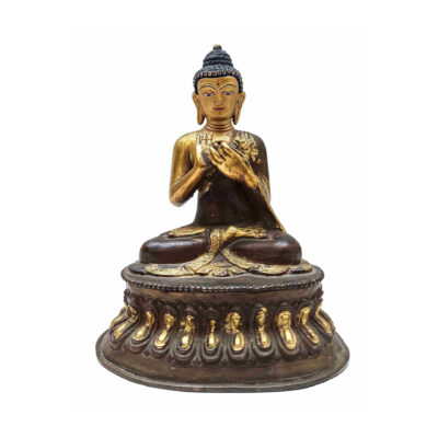 Old Buddhist Handmade Statue of Vairochana Buddha