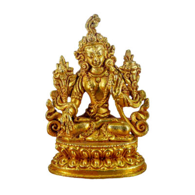 Miniature Buddhist Statue of White Tara