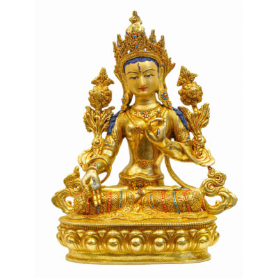 Handmade White Tara Statue