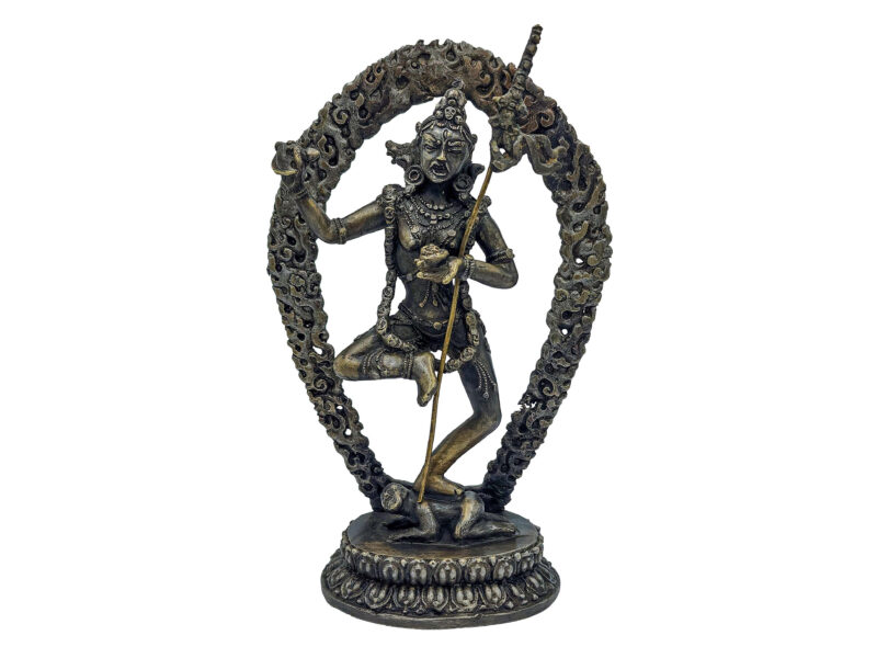 Buddhist Handmade Vajravarahi (Dorje Phagmo) Statue – Antique Finish, Bronze