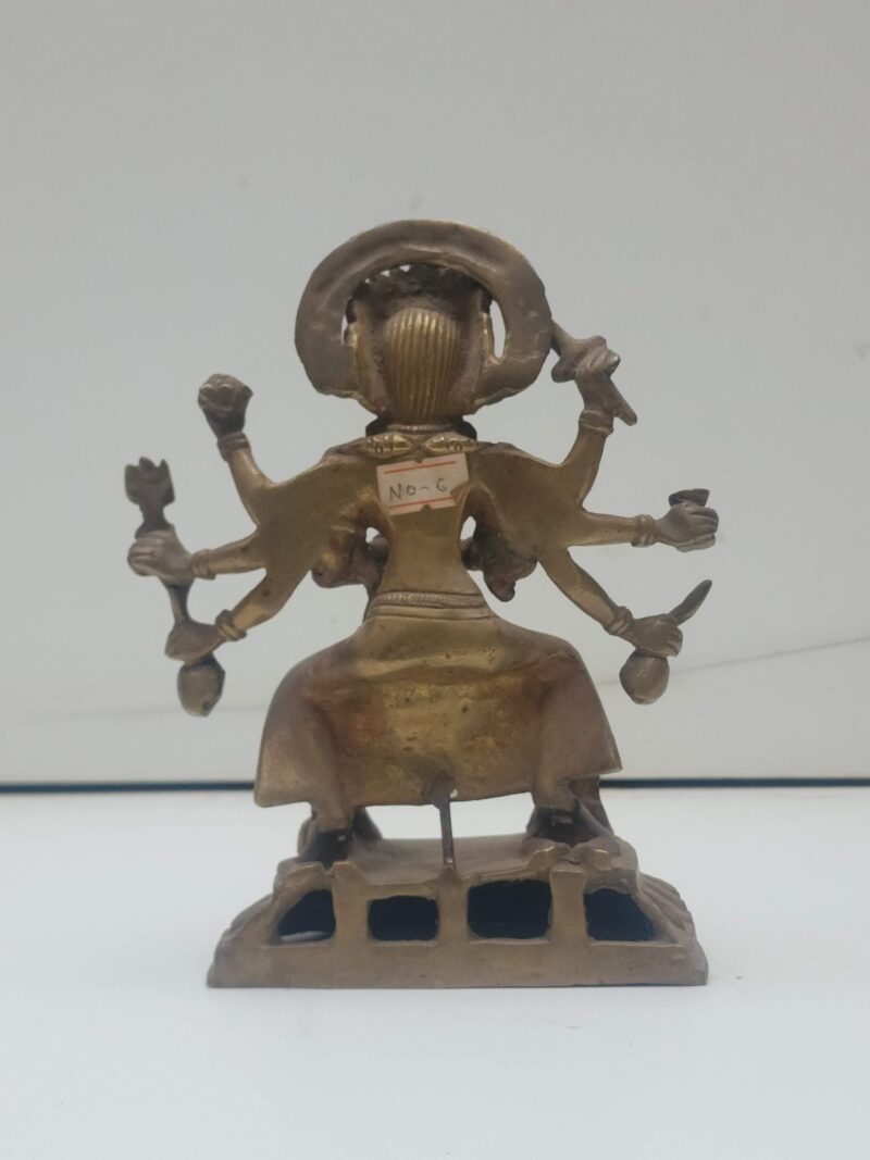 Handmade Bhadrakali Statue – Antique Patina Finish - Image 5