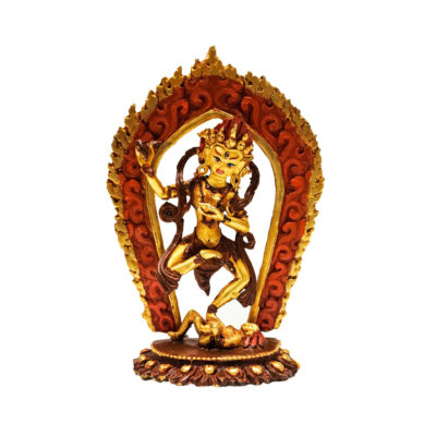 Vajravarahi – Partly Gold Plated Miniature Buddhist Handmade Statue