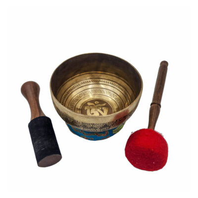 Singing Bowl – Hand Beaten, Fine Etching, Seven-Metal Bronze