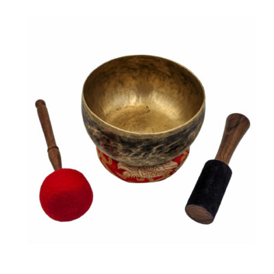 Kopre Singing Bowl | Hand-Beaten Antique Finish | Seven-Metal Alloy | 18cm