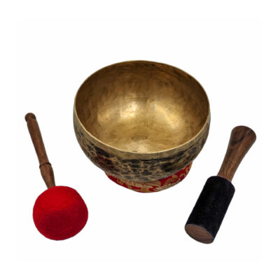 Kopre Singing Bowl – Hand-Beaten | Antique Finish | Seven-Metal Composition | 19 cm