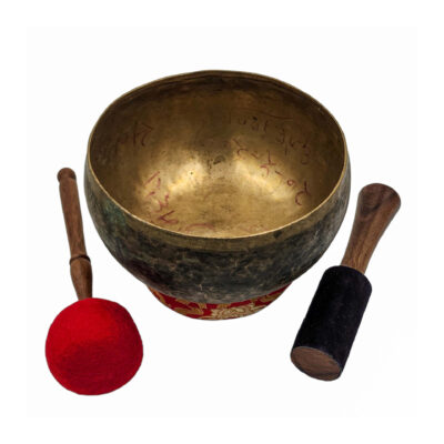 Kopre Singing Bowl | Buddhist Hand-Beaten | Antique Finish | Optional Accessories