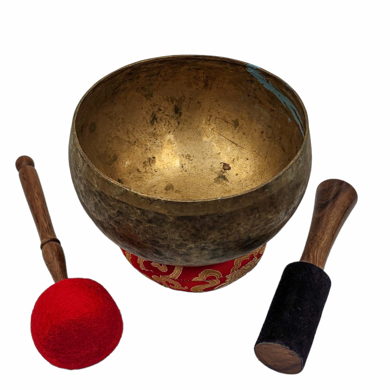 Kopre Singing Bowl | Hand-Beaten | Antique Finish | Optional Accessories - Image 3