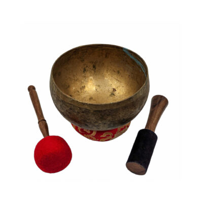 Kopre Singing Bowl | Hand-Beaten | Antique Finish | Optional Accessories