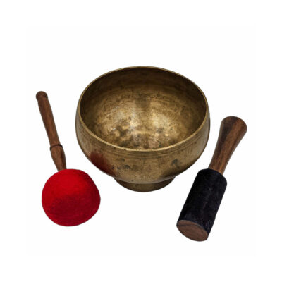 Naga Singing Bowl | Hand-Beaten | Antique Finish | Optional Accessories